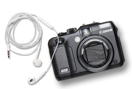 Hero decoration — camera Decorative camera illustration