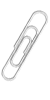 Hero decoration — paperclip Decorative paperclip illustration