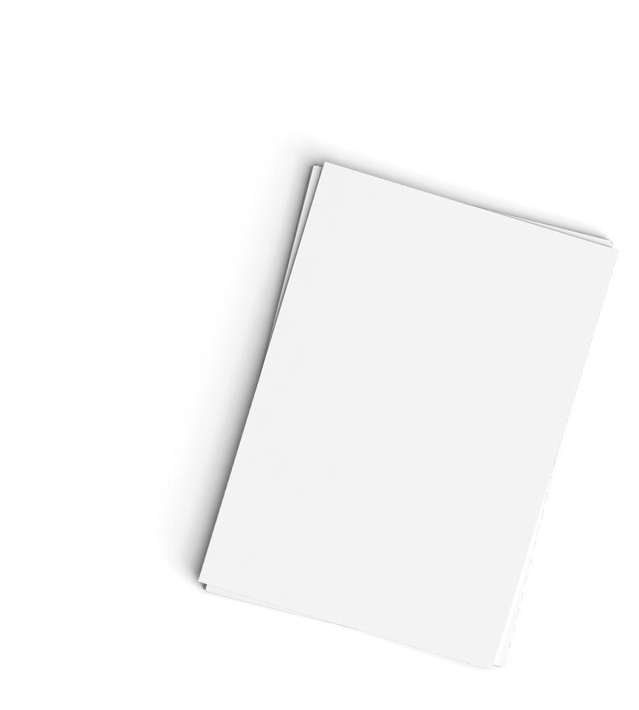 Hero decoration — documents Decorative stack of papers illustration